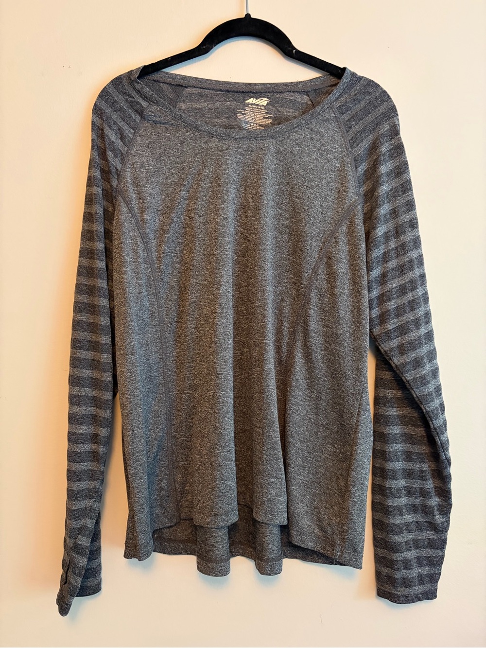 Heather Gray workout Top